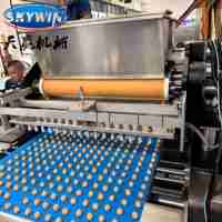 Ligne de production industrielle entièrement automatique pour la fabrication de mamoul, de mooncakes et de biscuits fourrés