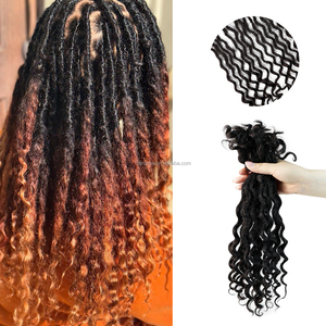 Extensions de dreadlocks en cheveux humains ANNA Deep Goddess, 100 % faites à la main, pour le marché africain - Product Image 1