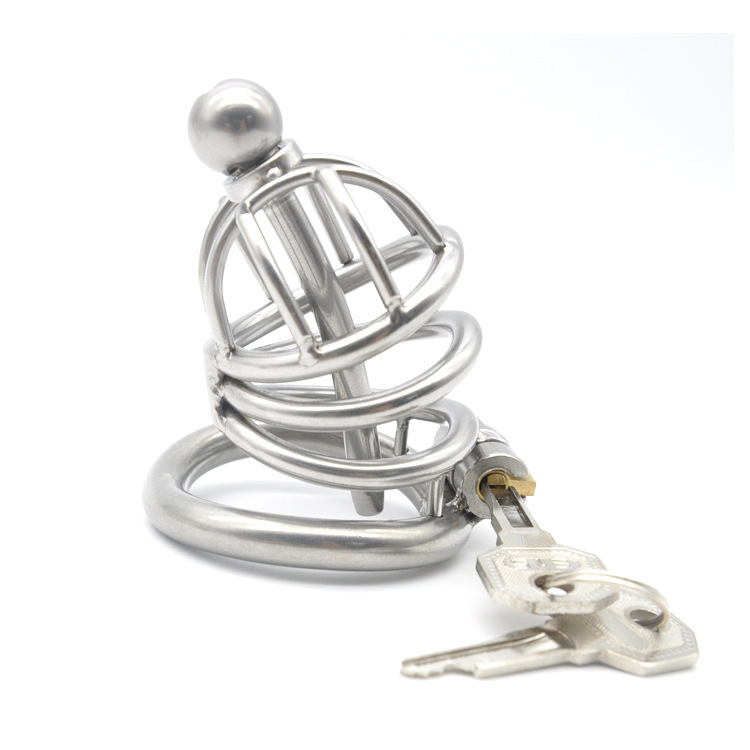 Cage De Chasteté Métal Verrouillable Pour Hommes - Sans Marque, Neuve - Accessoire Bondage