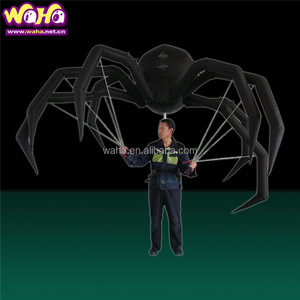 Parade Jalanan Tampil Ukuran Dewasa Boneka Laba-laba Hitam Tiup dengan Blower - Product Image 1
