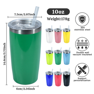 Tazas de Café Personalizadas Quxi con Logotipo, de 10 oz, Doble Pared, Aisladas al Vacío, de Acero Inoxidable, con Tapas y Acabado en Spray - Product Image 3