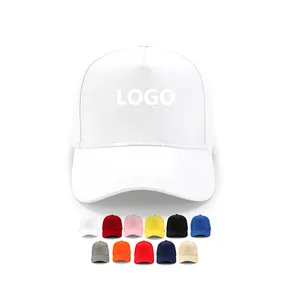 高品质软顶运动棒球帽定制刺绣标志棉纯色普通高尔夫球帽空白棒球帽