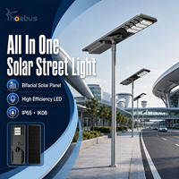 Lampadaire solaire tout-en-un haute luminosité avec panneau solaire monocristallin pour l'éclairage des campus scolaires