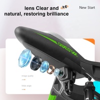 Avion RC 4DRC V31 2.4G WiFi avec caméra FPV, évitement d'obstacles, avion de chasse acrobatique, drone aérien en mousse EPP, jouet pour enfants