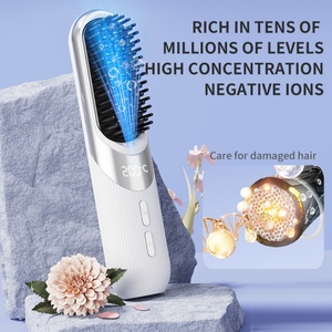 Hair Tools Cordless Electric Hair Brush Straightening Professional Heating <b>Comb</b> Hot Styler Wireless Hair Straightener Brush - Product Image 4