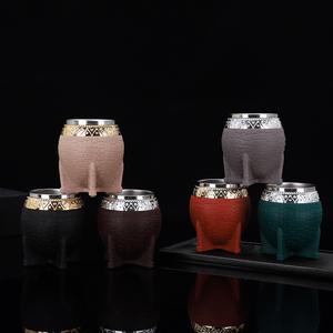 Vaso <span class=keywords><strong>de</strong></span> acero inoxidable aislado al vacío <span class=keywords><strong>de</strong></span> doble pared <span class=keywords><strong>de</strong></span> 180ml para café, Yerba <span class=keywords><strong>Mate</strong></span> Argentina o cerveza con pajita Bombilla - Product Image 2