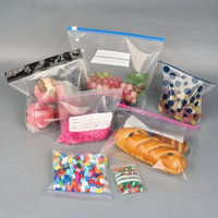 DYT Food Safe PE Gravure Bedrukte Transparante Sterk Sluitbare Zak met Drievoudige Rits voor Babyvoeding en Diepvriesopslag