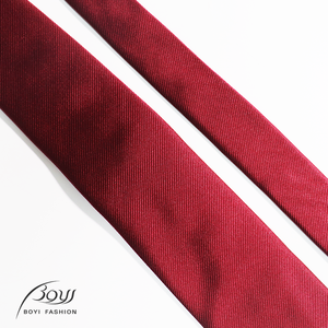 Шелковый галстук из тонкого твила темно-красного цвета, винтажный, быстросохнущий, для деловых мероприятий, мужской, 2025 года, класса люкс. - Product Image 5