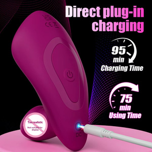 Vibratore Silenzioso per Donne <span class=keywords><strong>Secret</strong></span> <span class=keywords><strong>Love</strong></span>, Impermeabile in TPE, Ricaricabile USB, Controllo Remoto via App, Vibrazione Multifrequenza, per Dormitorio - Product Image 2