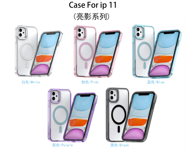 High Quality Anti-Yellowing Transparent Phone Case for iPhone 11 Fashionable Shockproof Cover Wireless Charging Compatibility
