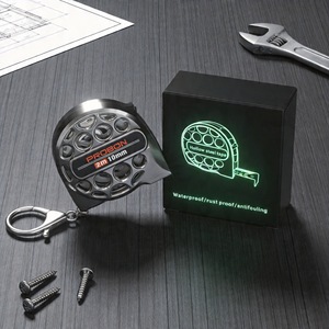 Probon Mini Tape Measure 2m 10mm Stainless Steel Keychain Promotional Gift Ruler - Product Image 3