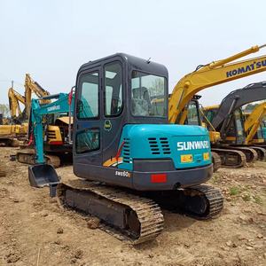 Pelleteuses d'occasion Sunward 6T Pelleteuse à chenille à bas prix Machines de terrassement Machines de génie de construction d'occasion - Product Image 4