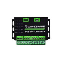 Convertidor USB a RS485 de 4 canales, 485 a USB Módulo de comunicación serie de grado industrial Cable de puerto serie