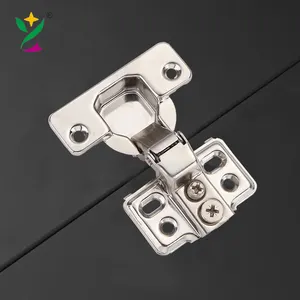 YUXING clip-on short arm cabinet furniture hinges aluminum frame kitchen soft close hydraulic hinge