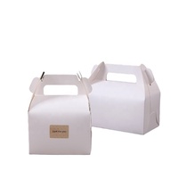 Papier kraft ondulé personnalisé en usine boîte à bonbons en papier kraft de qualité alimentaire boîte à cupcakes faite à la main écologique 89