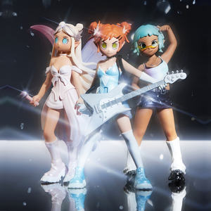 Popmart Original Peach <span class=keywords><strong>Riot</strong></span> Punk Fairy Series PVC 1/100 Scale Blind Box <span class=keywords><strong>Action</strong></span> Figure Custom Guitar Mystery Doll Box/Set - Product Image 3