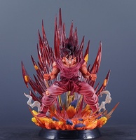 Figurines de collection Dragon Ball Reddened Son Goku Kaioken de haute qualité, nouveauté, vente en gros, jouet d'action