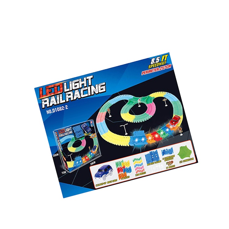 Детские игрушки для мальчиков, набор поездов со светодиодной подсветкой, набор для гонок, игрушки со слотами для детей