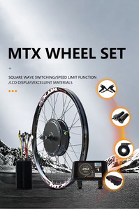 High Power 72V 3000W 5000w Brushless Hub <strong>Motor</strong> Electric Bicycle Motorcycle E Bike Conversion Kit 20Ah 30Ah Triangle Battery LCD - Product Image 4