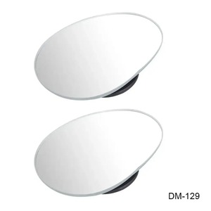 2Pcs Car Arc Wide-angle <strong>Rearview</strong> <strong>Mirror</strong> Clear Slim Blind Spot Reversing Glass Convex Rear View <strong>Mirror</strong> <strong>Parking</strong> <strong>Mirror</strong> for SUV Car - Product Image 3