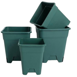 Vasos de Chão Grandes Quadrados para Viveiro, Vasos de Flores em PP, Uso Interno/Externo, Ecológicos, Biodegradáveis, Duráveis e Leves para Jardim - Product Image 4