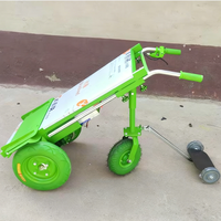 Chariot Élévateur Électrique Marche Avant/Arrière 500KG 600KG, Chariot Escaladeur Électrique à 3 Roues avec Pieds de Support 300KG 400KG
