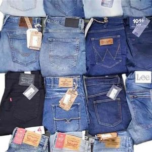 Pantalones Vaqueros de Mezclilla para Hombre y Mujer al por Mayor, Cajas de Cartón de Color Personalizadas de Alta Calidad, Uso Diario, Precio Bajo, en Stock - Product Image 6
