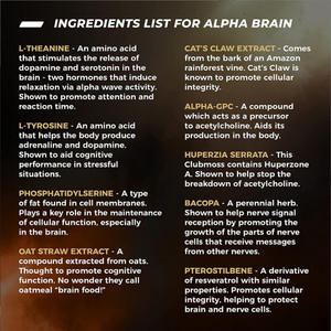 Kapsul <span class=keywords><strong>Herbal</strong></span> Vegetarian untuk dewasa, kapsul pintar lintas batas kekuatan mulut Alfa Brain 60 buah - Product Image 2
