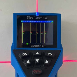 เครื่องตรวจจับเหล็กเส้นคอนกรีต BA-R71F อุปกรณ์ทดสอบแบบไม่ทำลาย (NDT) สำหรับการตรวจวัดขนาดเส้นผ่านศูนย์กลางและตำแหน่งของเหล็กเสริม - Product Image 6