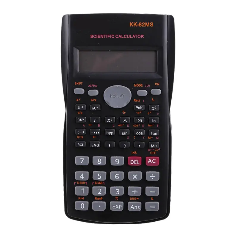KK-82MS Kalkulator Ilmiah Portabel Alat Tulis Kantor Sekolah Teknik Multifungsi Alat Ilmiah Teknik Sekolah