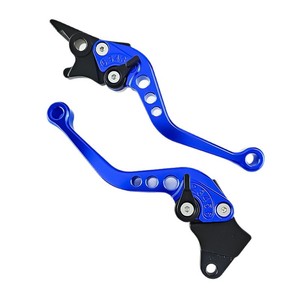 Leviers de frein de moto Qiangye 6 pouces CNC réglables pour disque avant et tambour arrière, noir, rouge, bleu, argent, or, poignée à trois trous - Product Image 4