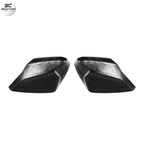 Coques de rétroviseurs latéraux de remplacement haut de gamme en fibre de carbone véritable pour Corvette C8 Stingray 20-23 - Product Image 4