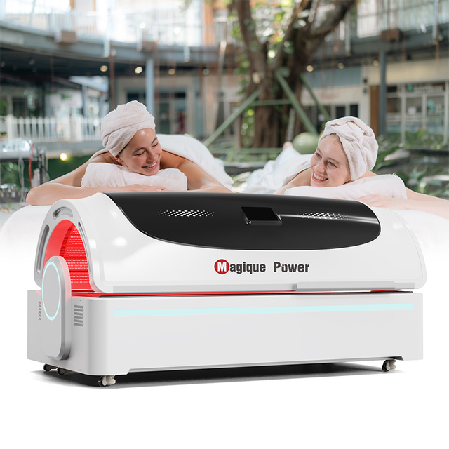 Magique Power Professional Luxury Quantum Wellness Red Light LED Photobiomodulation Therapy Bed Whole Body Machine