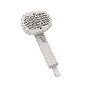 Cepillo de limpieza multifuncional para mascotas 4 en 1 con masaje de vibración de vapor y peine de gato de luz roja con iones de oxígeno negativos - Product Image 1