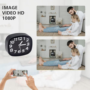 Mini cámara con reloj, cargador inalámbrico, Full HD 1080P, cámara WiFi inalámbrica para vigilancia del hogar - Product Image 5
