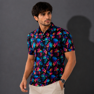 Fabricante de Polos Sublimados con Corte y Costura, Venta al por Mayor de Polos de Golf de Alto Rendimiento con Elasticidad en 4 Direcciones - Product Image 2