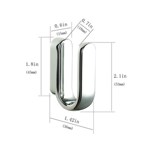 Gancho de Ropa Flexible Reutilizable en Forma de U para Montar en la Pared, Ideal para Proyectos Hoteleros y Inmobiliarios Transfronterizos - Product Image 2