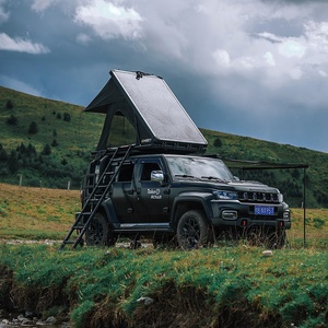 Highly Recommended 2 Person Waterproof 4wd Car Camping <b>Large</b> Inside Room Aluminium Hard Roof Top <b>Tent</b> - Product Image 3