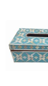 Handcrafted Artisan Bone Inlay Wooden <b>Tissue</b> <b>Box</b> Luxury Decorative Holder for Modern Homes And Offices Wholesale - Product Image 3