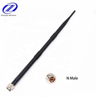 Antenne Omni ZKT haute performance 12dbi double bande 2.4G 5G 5.8G polarisation verticale à travers le mur antenne de canard en caoutchouc Wi-Fi