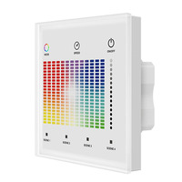 TD3-S 1 Zone 4 Scènes Mémoire RF 2.4G Tactile DALI Panneau Commutateur Luminosité Smart LED Gradateur