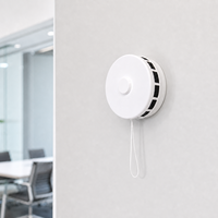 Grille d'aération murale ronde de 125 mm pour climatiseur avec atténuateur de bruit et filtre lavable