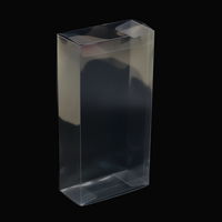 Boîte d'emballage en plastique recyclé transparente PET rectangulaire pliable de haute qualité, taille personnalisée, film mince, impression offset 4 couleurs CMYK