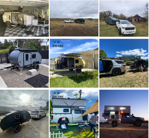 Mini-caravane tout-terrain ultra-légère avec cuisine et lit entièrement personnalisable pour petits SUV - Product Image 4