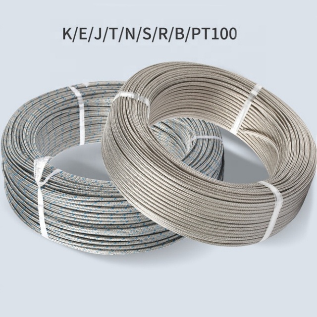 HY Type k Thermocouple Wire Thermocouple Extension Wire K E J T N KX KC Pt100 Compensation Wire Temperature Sensor K/T/J Type