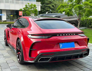 ชุดแต่ง Porsche Panamera 971 รุ่น MSY สไตล์คาร์บอนไฟเบอร์ กันชน สเกิร์ตข้าง ดิฟฟิวเซอร์ สปอยเลอร์ ซุ้มล้อ ฝากระโปรง รุ่นใหม่ อัพเกรด - Product Image 5