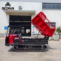 Neuer OKEMAN Diesel Euro 5 Linkslenker 5-Tonnen-Raupentransporter 57 PS Leistung für Landwirtschaft/Bauarbeiten