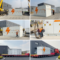 Conteneur de stockage d'énergie modulaire Sunark 5MWh à refroidissement liquide, prêt à l'emploi, avec une longue durée de vie pour le raccourcissement des pics de consommation des systèmes électriques
