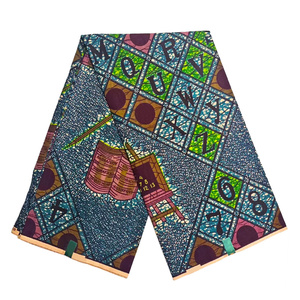 Tissu en coton imprimé wax africain le plus vendu, textile à motifs africains, Ankara, <span class=keywords><strong>Pagne</strong></span>, Batik, tissus wax nigérians, tissu pour <span class=keywords><strong>couture</strong></span> et <span class=keywords><strong>pagne</strong></span> - Product Image 1