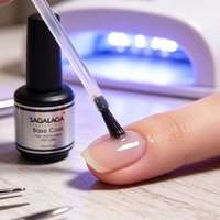 Base de Gel Caoutchouc 15ml en Gros Marque Privée, Adhérence Forte, Longue Durée, UV LED, Base Coat Soak Off pour Ongles, Logo Personnalisé, Vente en Gros